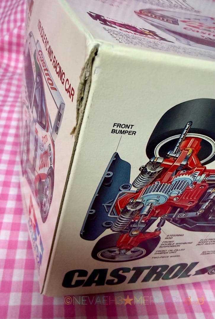 たろう★タミヤ◆CASTROL トヨタTOM'S SUPRA TA02W