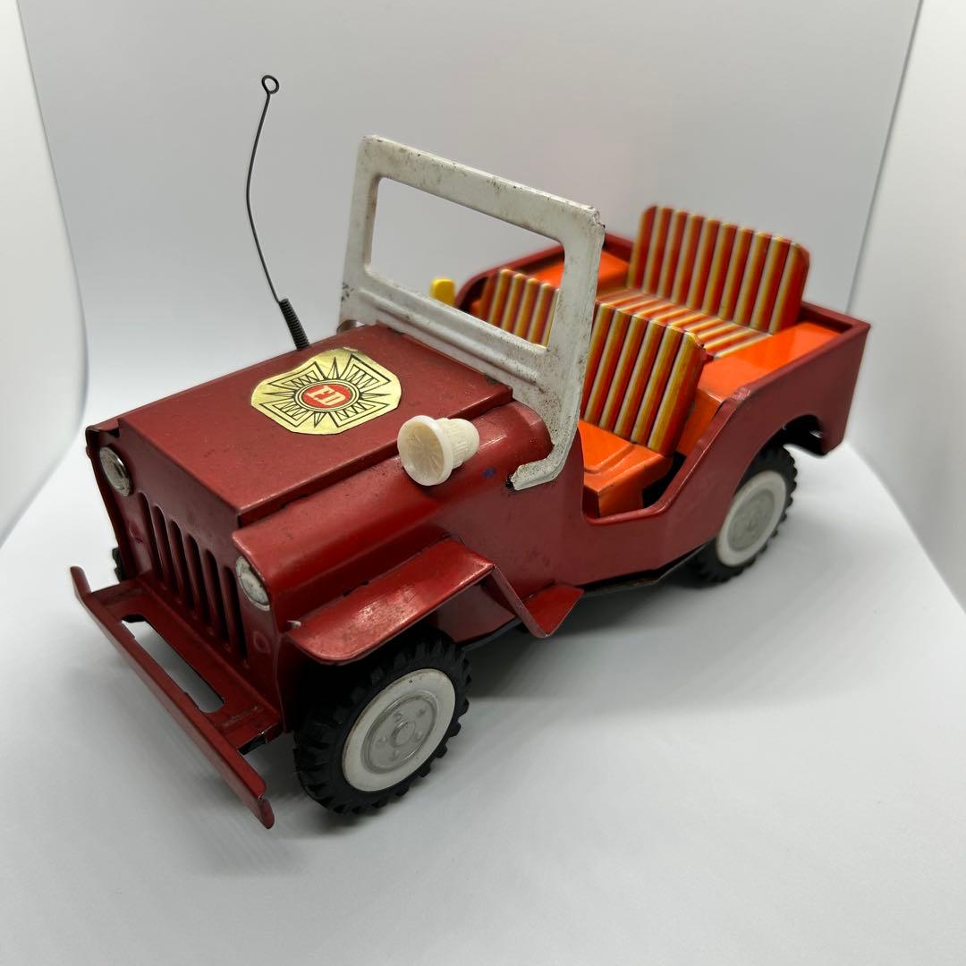 日本製　ブリキ　ジープ　JEEP 電池式　当時物