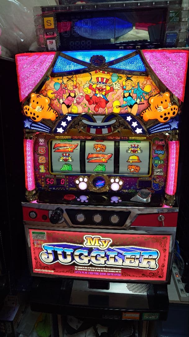 本日限定価格実機 マイジャグラー5 V 不要機付き直接引取り限定