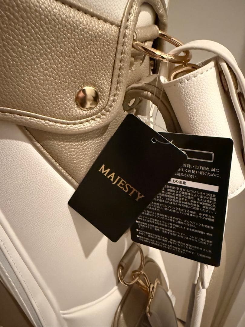 新品未使用 タグ付 majesty golf キャディバッグ ゴルフ