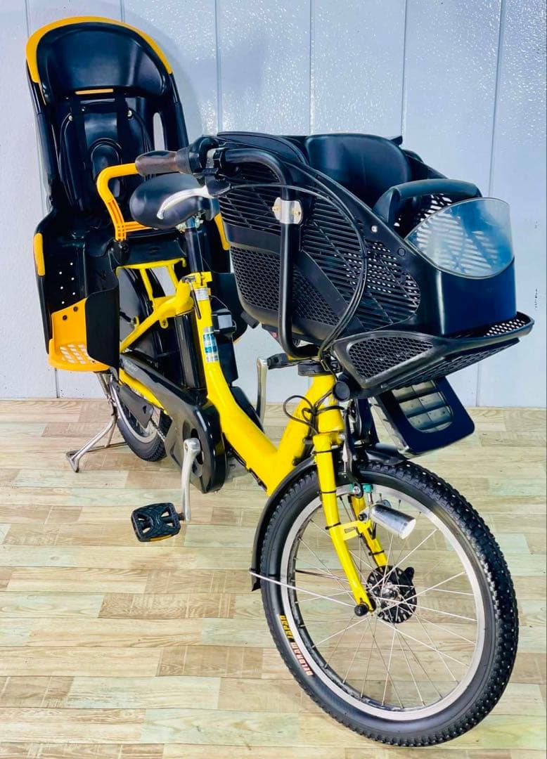 ★2786ブリヂストン8.7アンペア 20インチ子供乗せ電動アシスト自転車