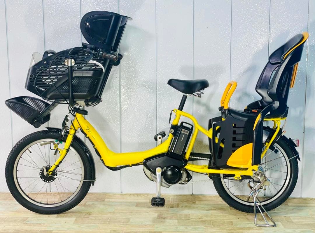 ★2786ブリヂストン8.7アンペア 20インチ子供乗せ電動アシスト自転車