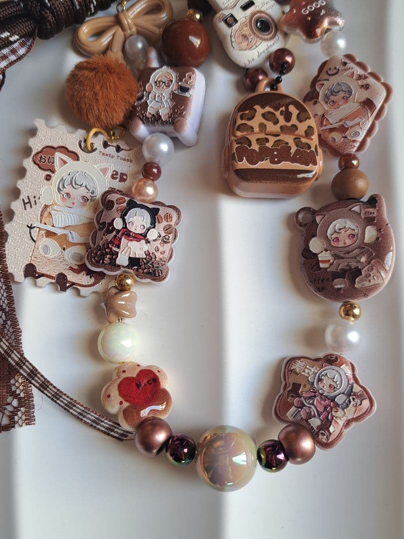 ジャラジャラキーホルダー sp ブラウン