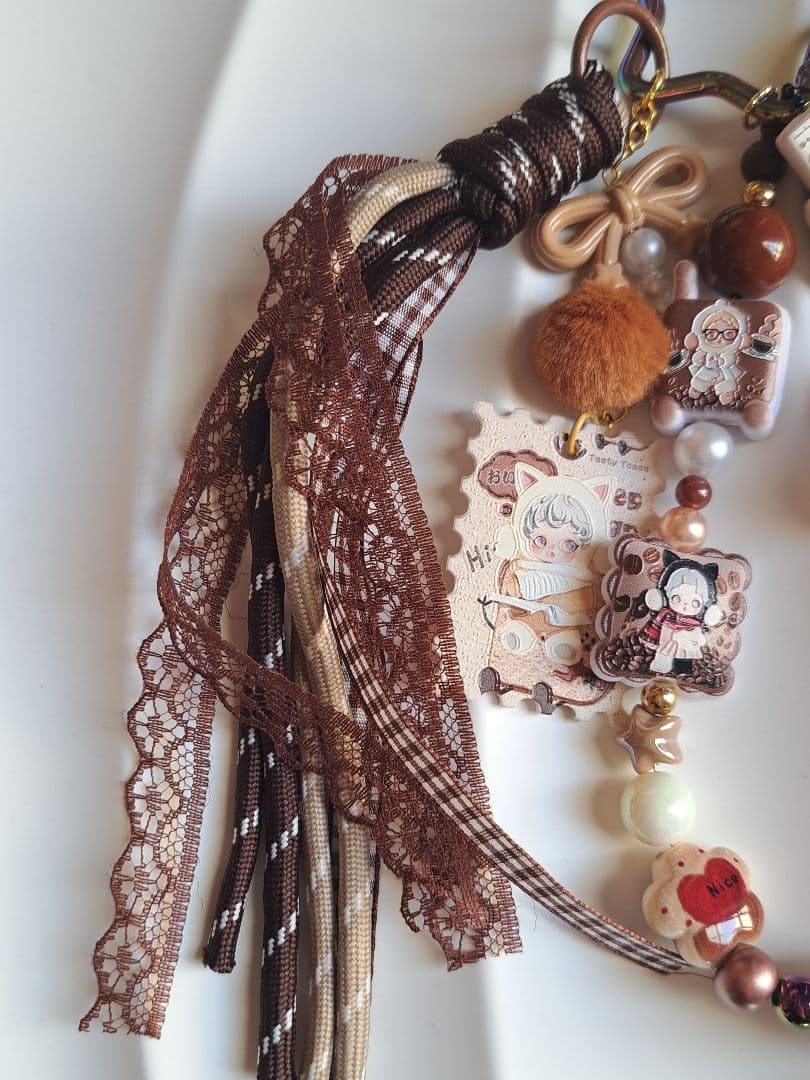 ジャラジャラキーホルダー sp ブラウン