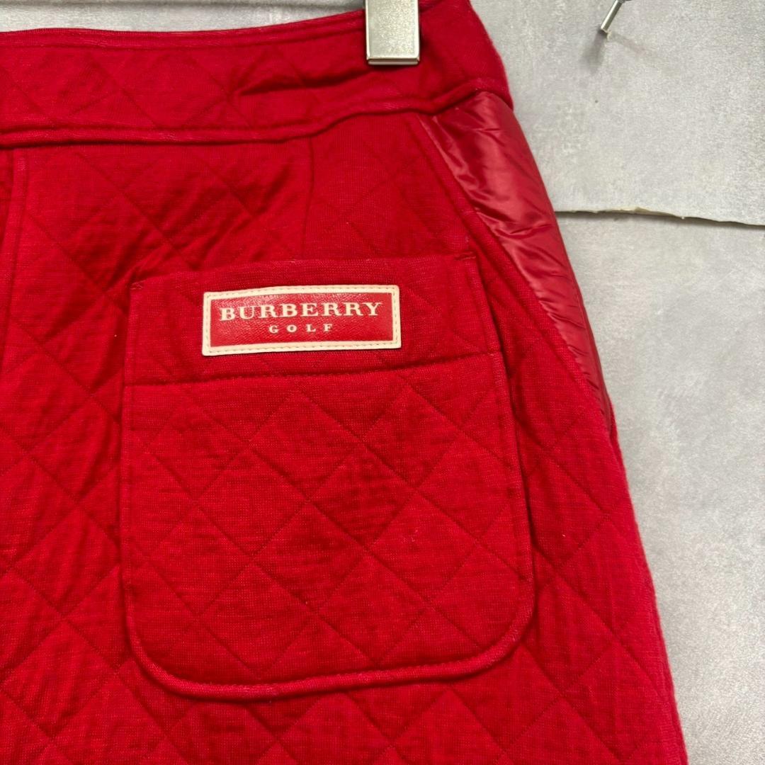 Burberry GOLF センタープリーツ　キルティングスカート N2553