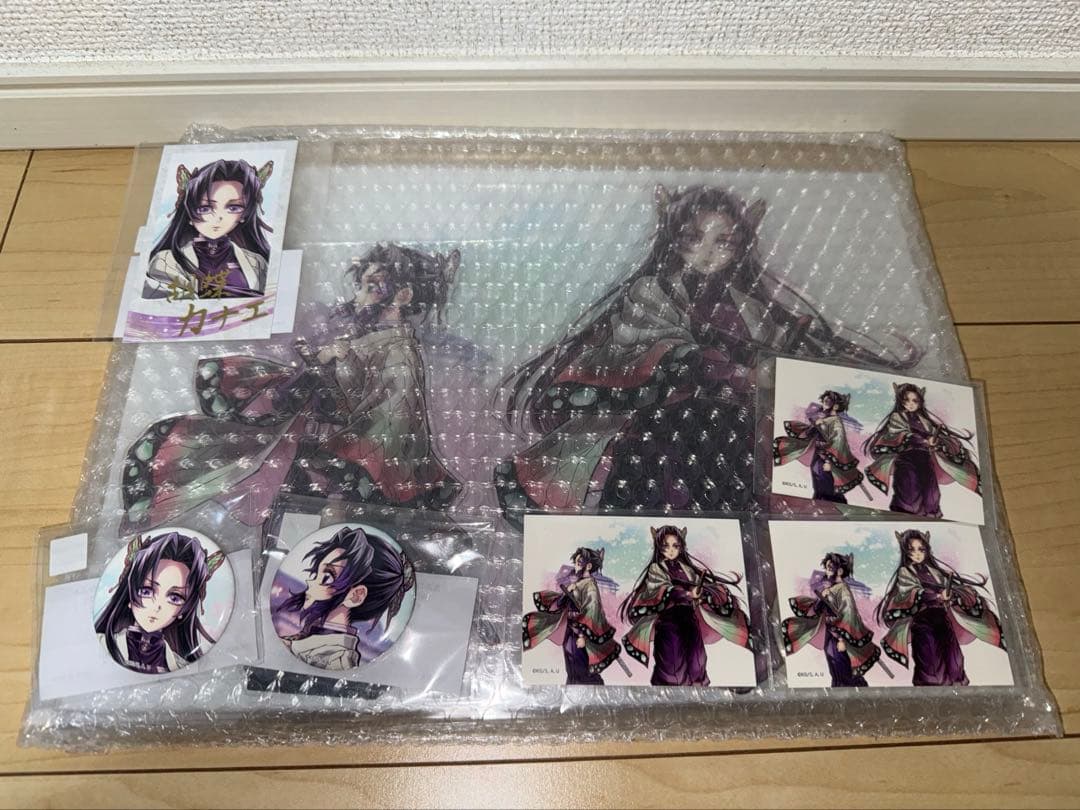 鬼滅WEBSHOPくじ 繋ぐ しのぶとカナエ A賞ビッグアクスタ＋下位賞セット