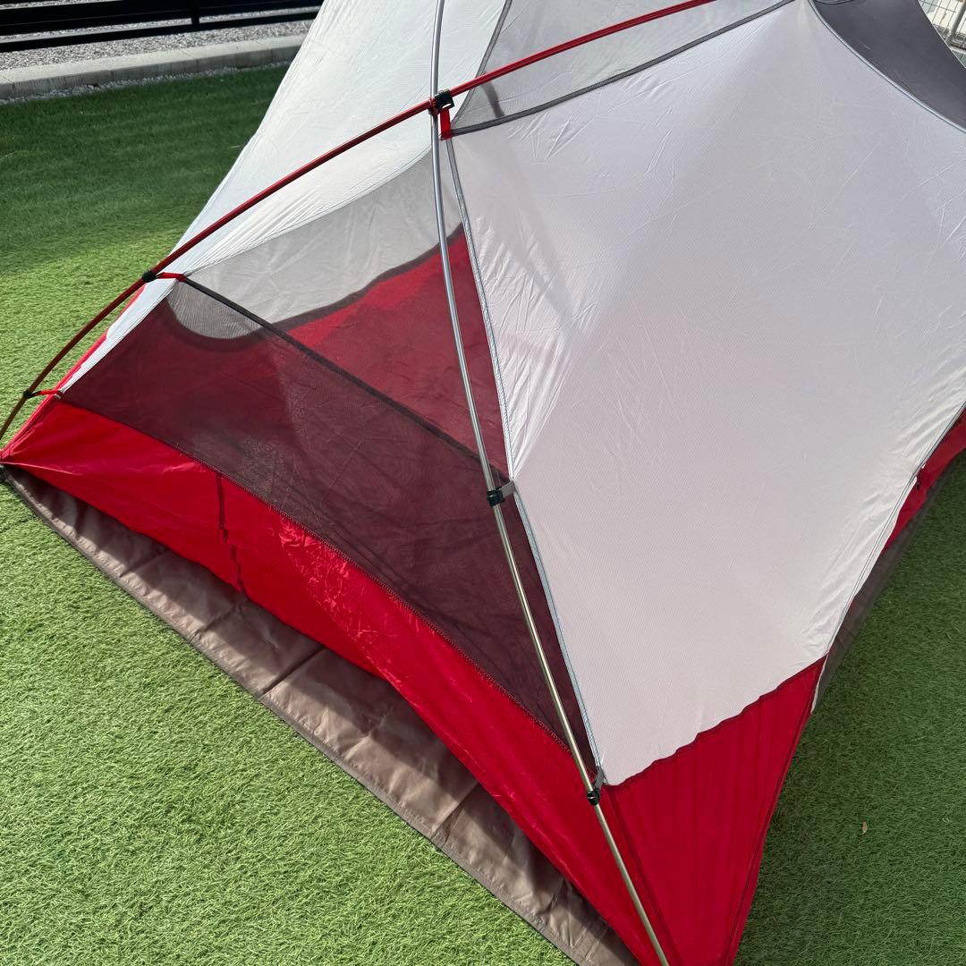 美品 MSR エリクサー3 フットプリント付き テント