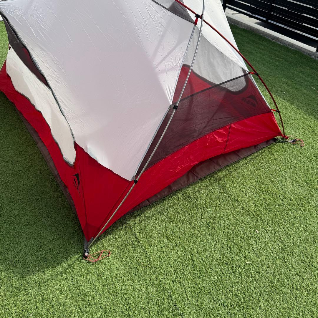 美品 MSR エリクサー3 フットプリント付き テント