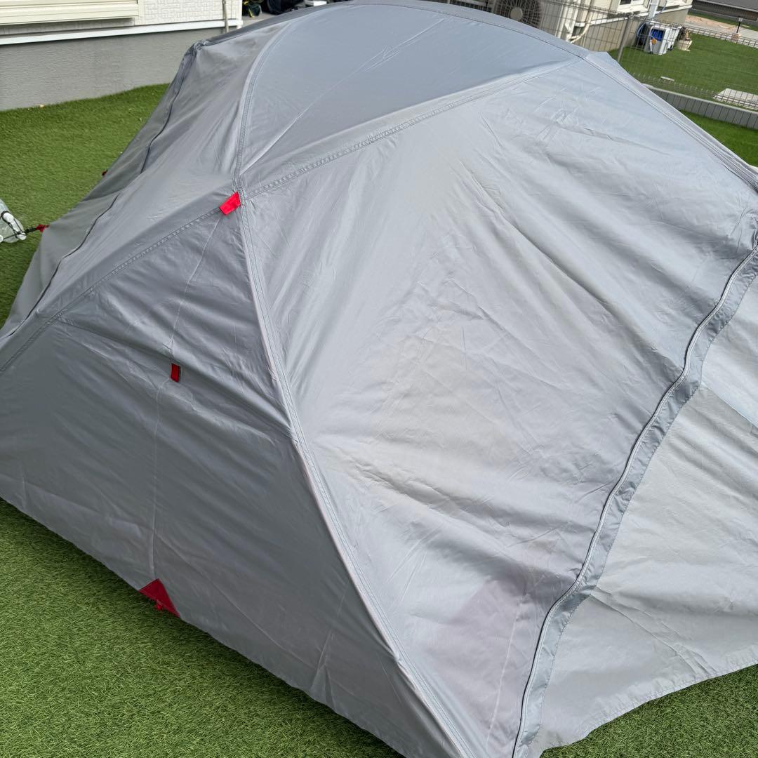 美品 MSR エリクサー3 フットプリント付き テント