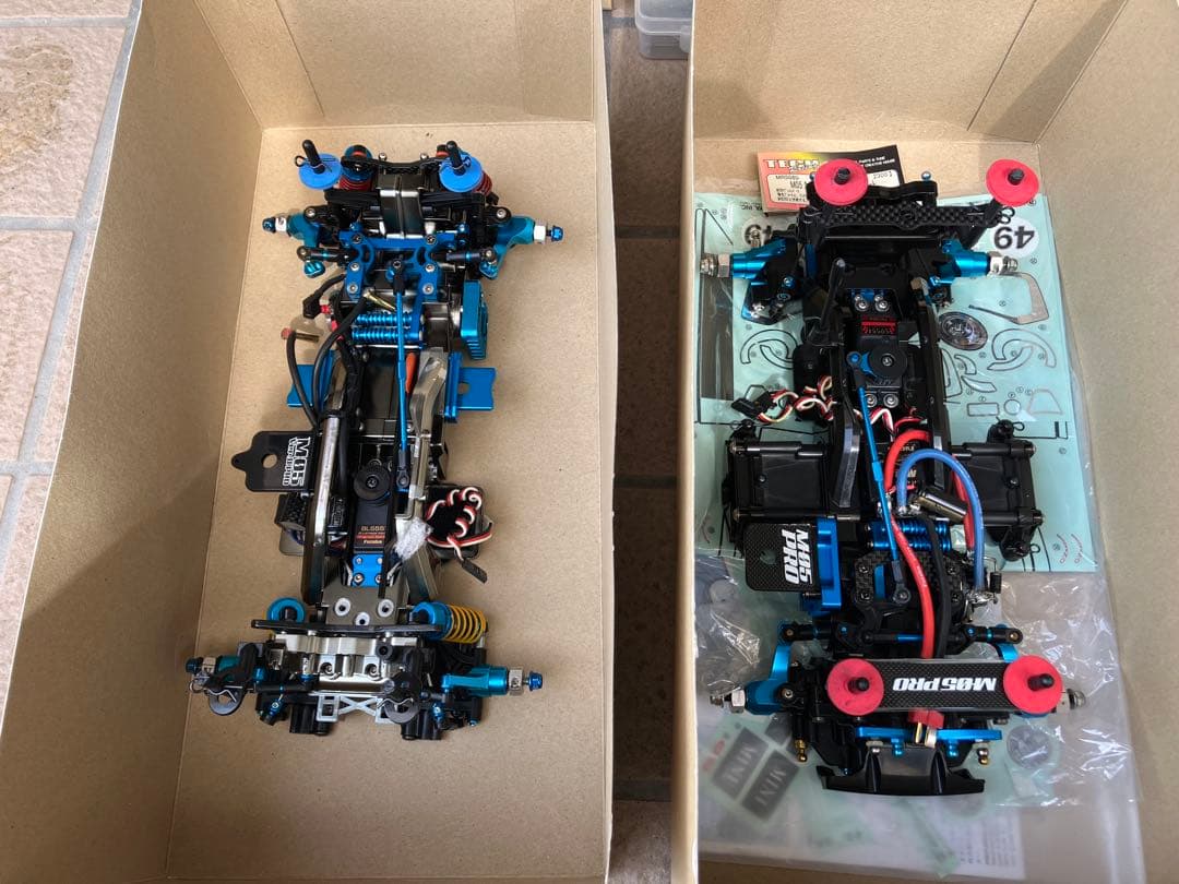 タミヤM05シャーシ　メカ&OP他パーツ多数付き