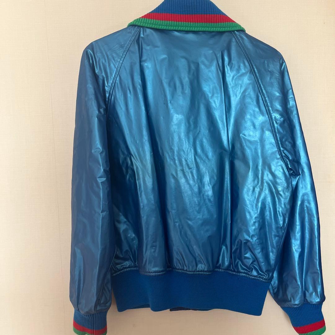 ライオンズ ボンバージャケット 青