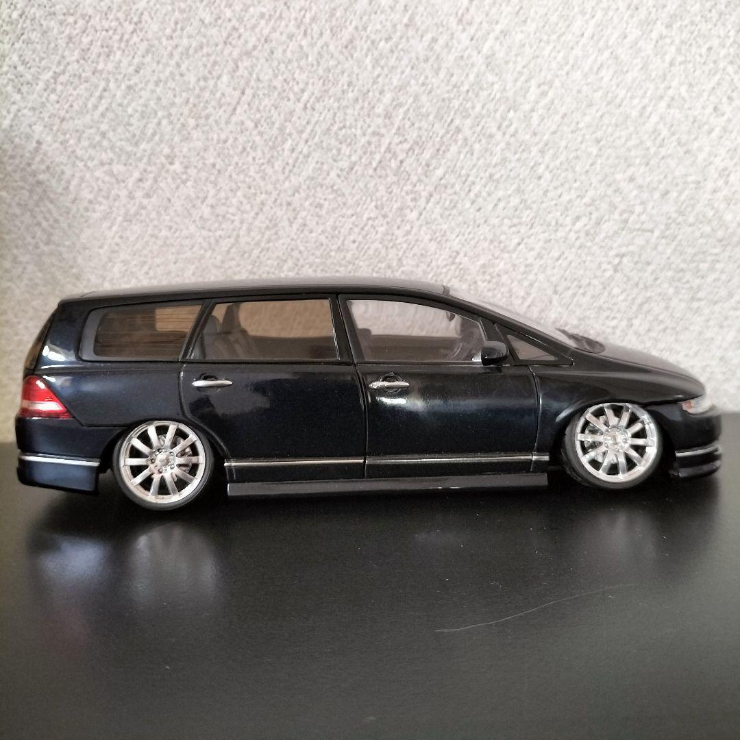 ホンダ オデッセイ RB1　1/24　ダイキャスト　模型　カラーサンプル　車高短