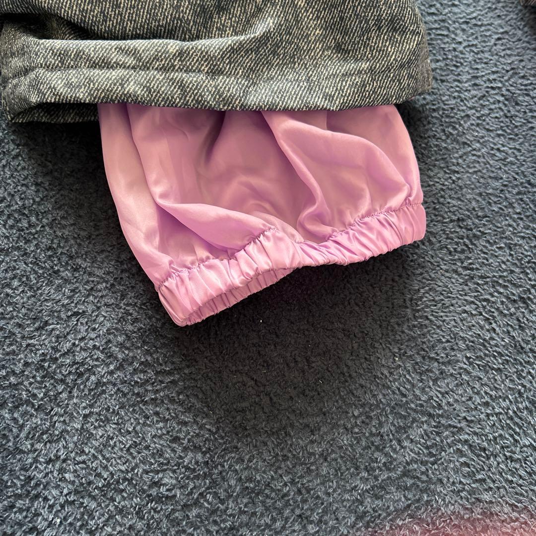 スキーウェアセット　調整可能　笛付き　手袋　プロテクター　110-130cm