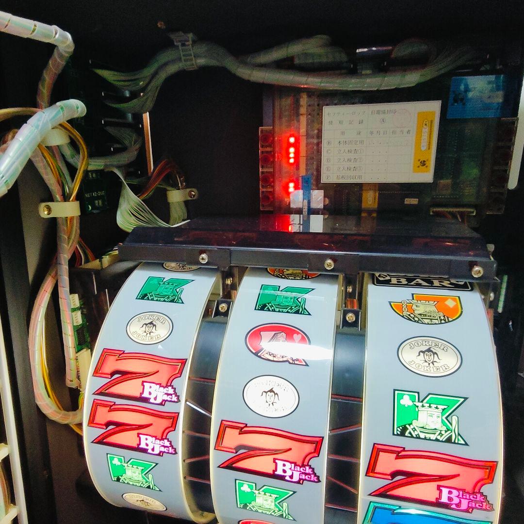 4号機 初代 BLACK JACK ブラックジャック 777 実機 スロット