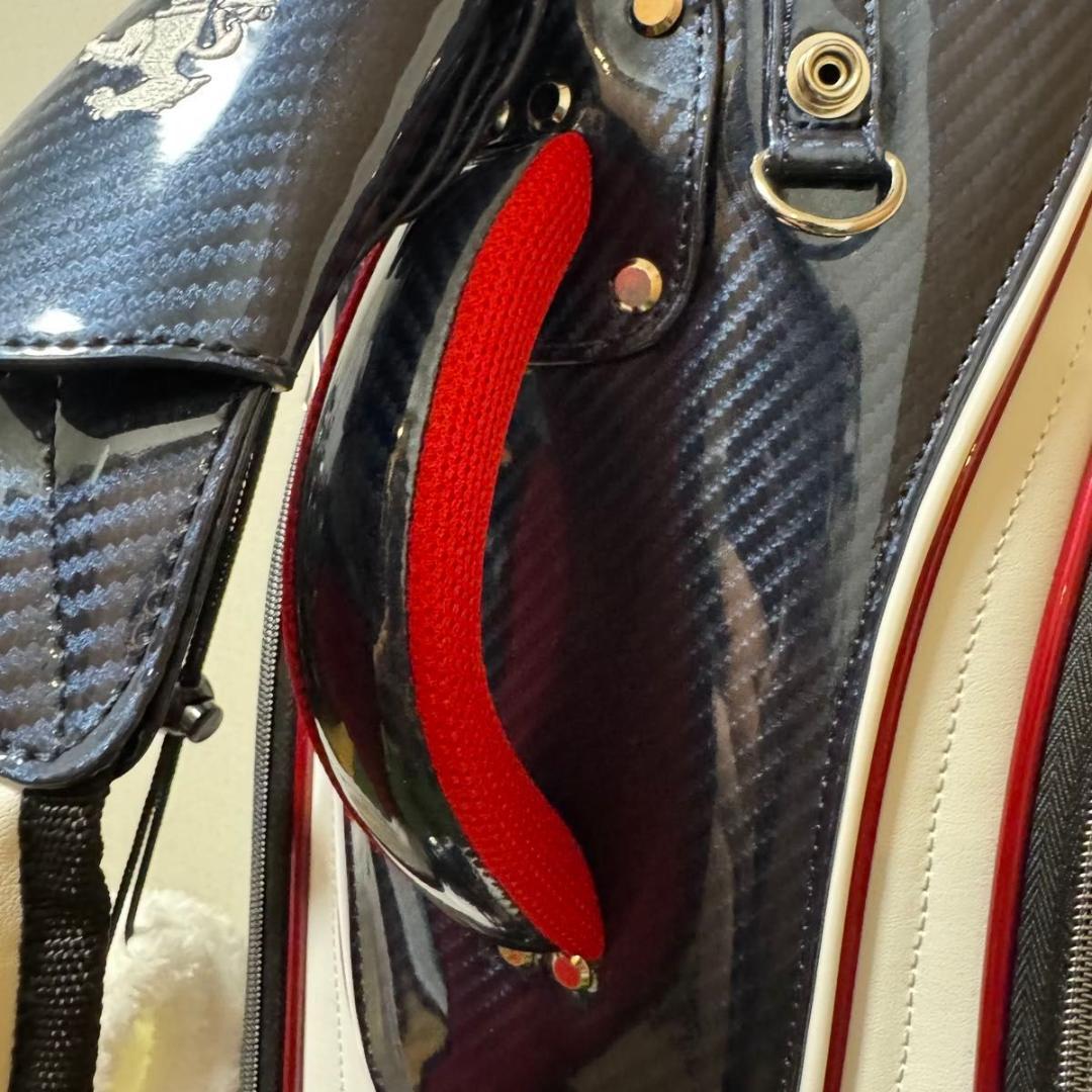 良品 Admiral アドミラル キャディバッグ 9型 トリコロール