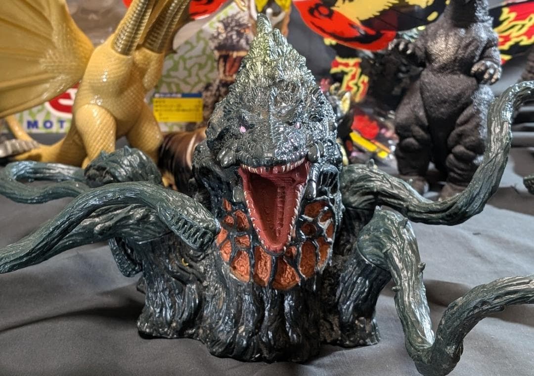 平成ゴジラVSビオランテ・モスラ他（バンダイ）ソフビフィギュア８体セット