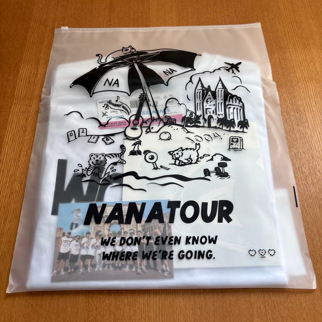 NANATOUR Tシャツ (Name ver.) Mサイズ　ウォヌwonwoo