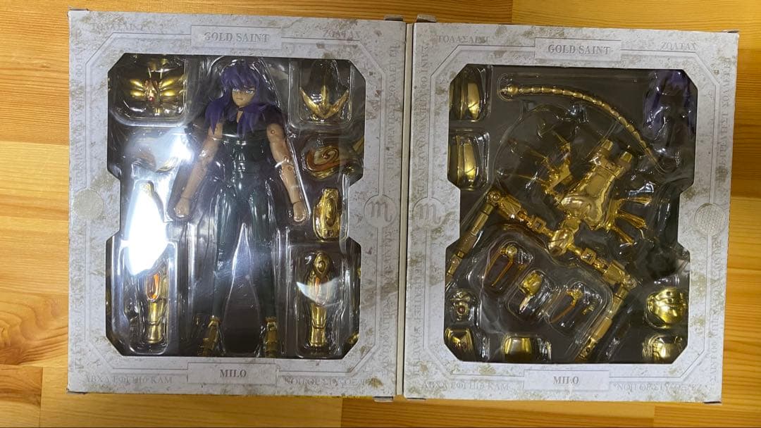 聖闘士星矢 フィギュア 2点セット 牡牛座アルデバラン／スコーピオンミロ 未開封