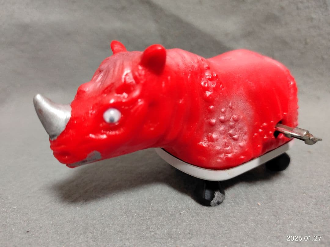 昭和レトロ 1970年代サイ ソフビゼンマイ歩行パチ怪獣 検索マルサンブルマァク