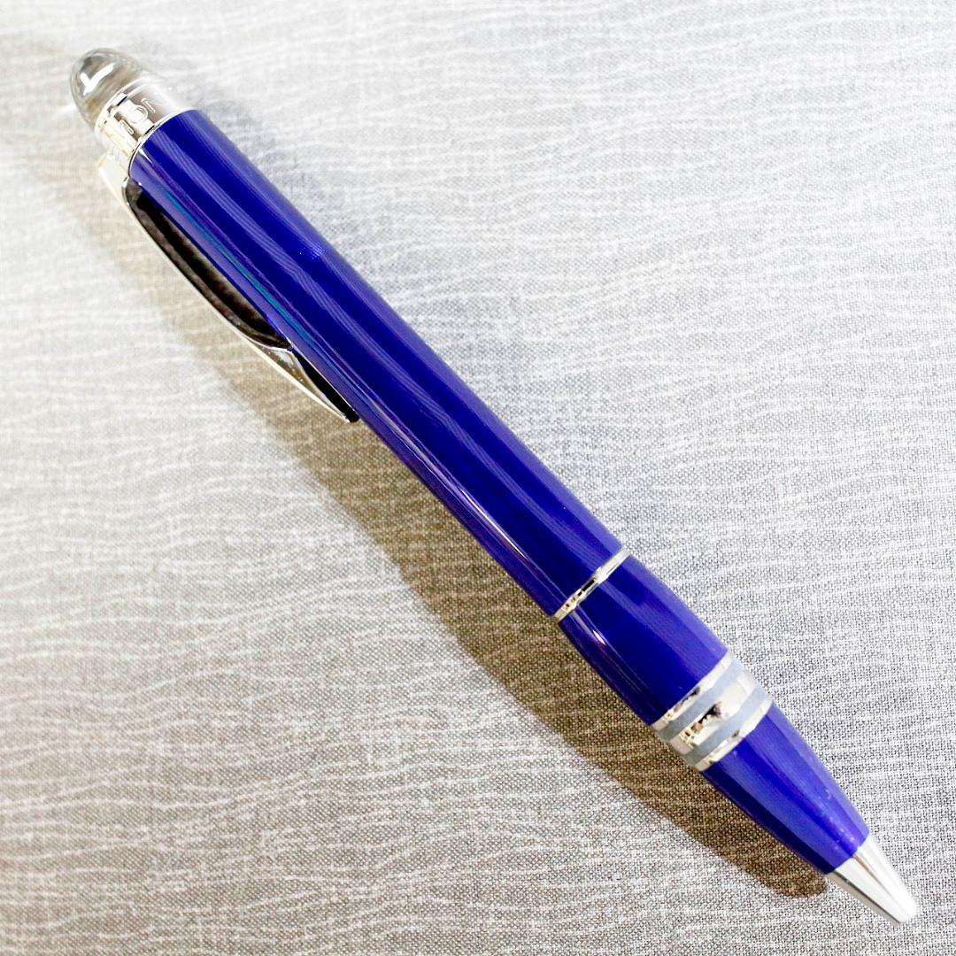 【極美品 送料込み】モンブラン ボールペン スターウォーカー クールブルー