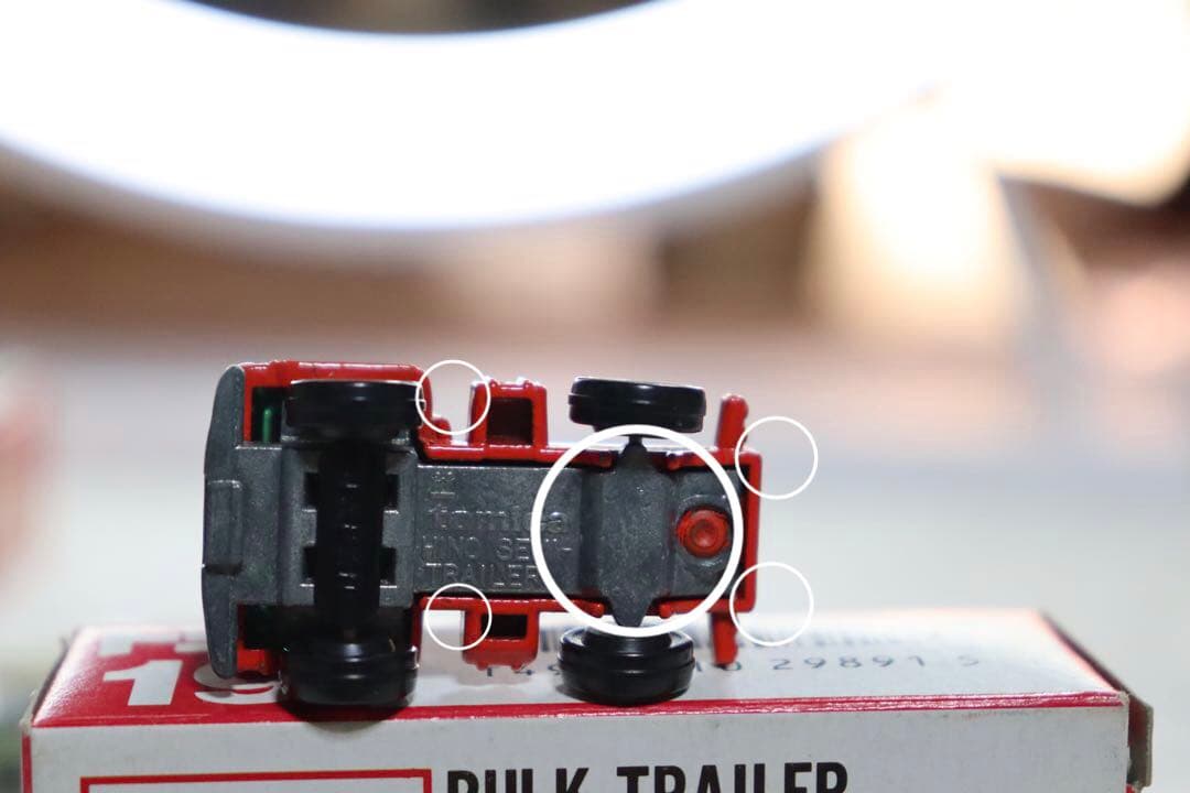 日本製　トミカ　日野　バルクトレーラー　19 赤箱