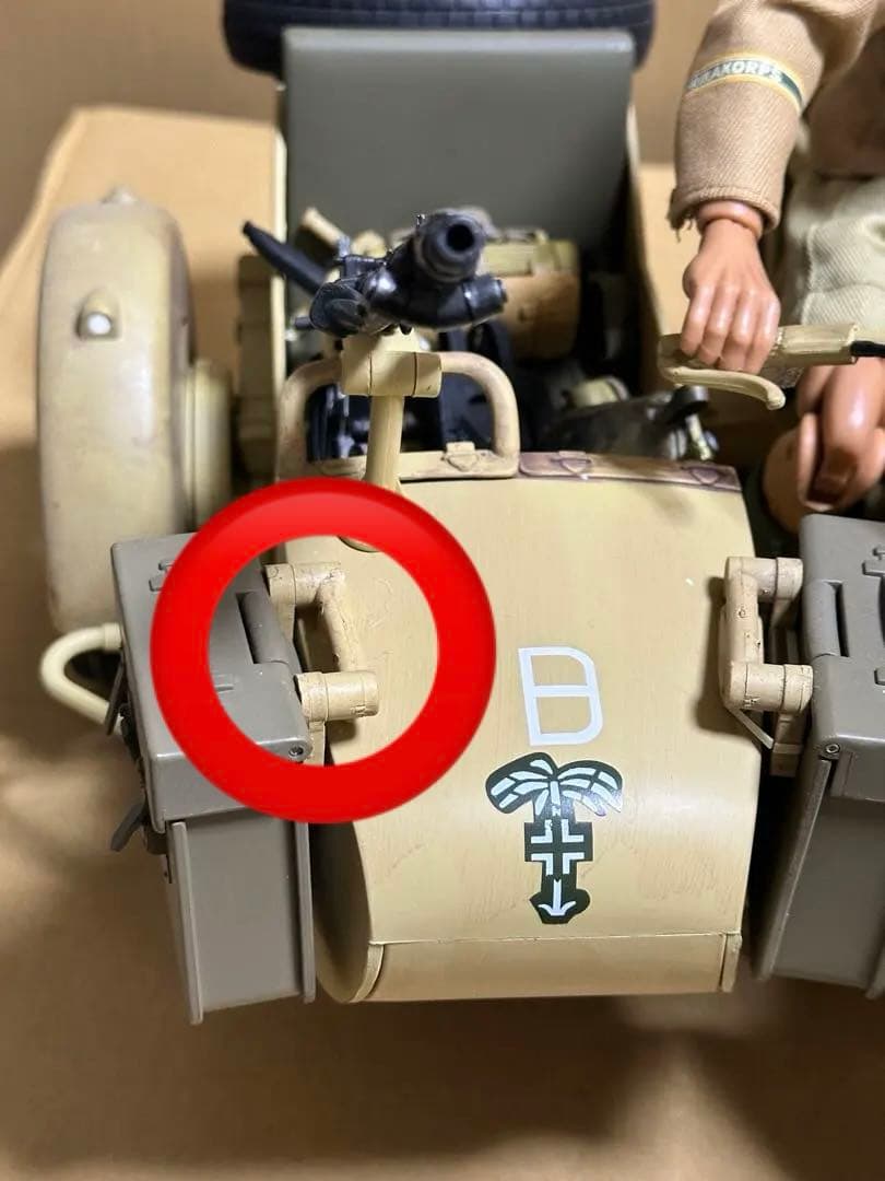 21st century toys 1/6 ドイツ軍　アフリカ戦線　ジャンク品