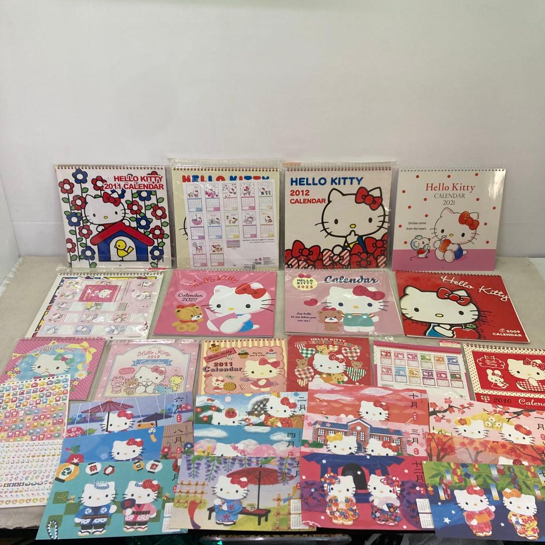 【大量まとめ売り★1998製あり】ハローキティ　カレンダー　壁掛け　サンリオ