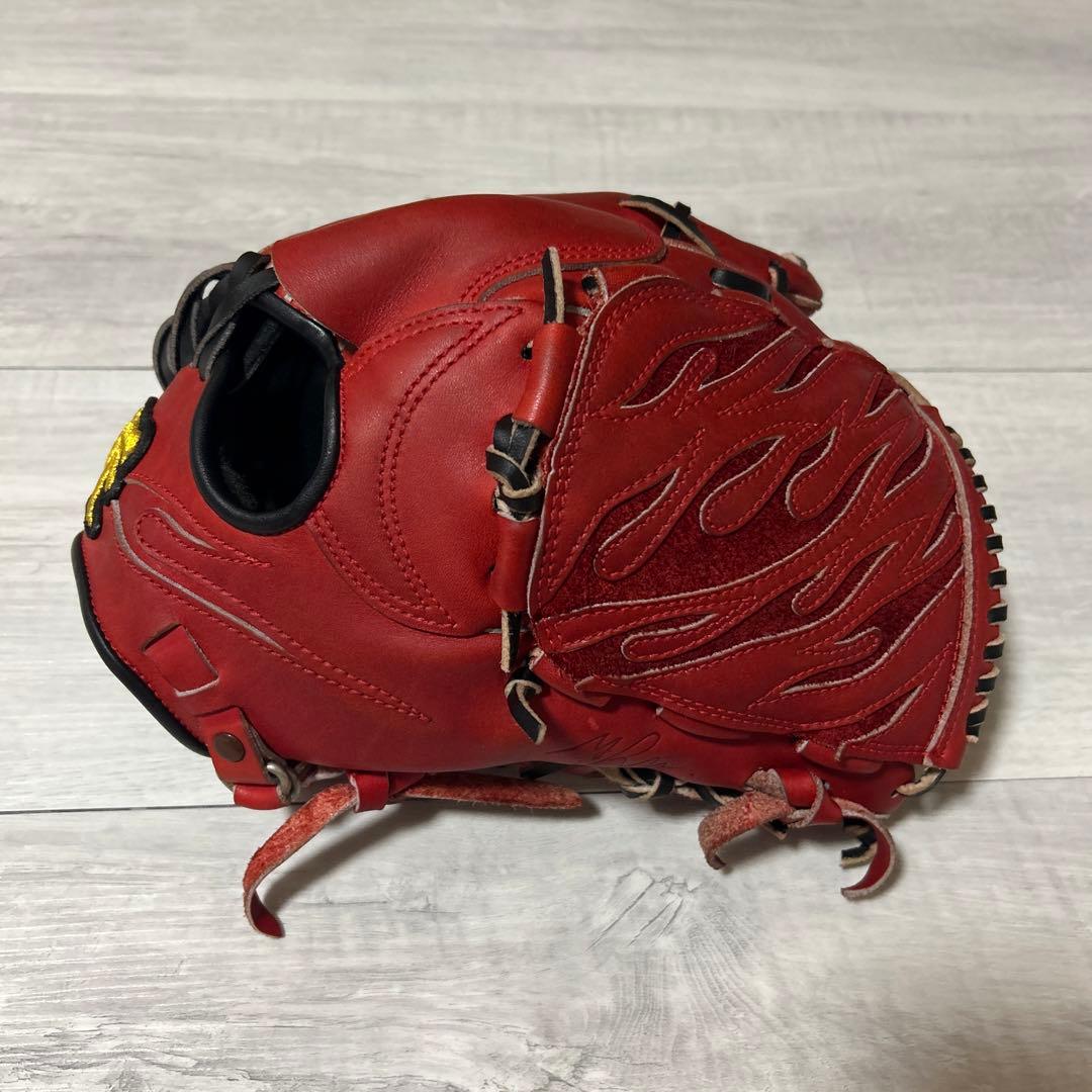 RYU★軟式オーダー★投手用★レッド×ブラック★限定モデル