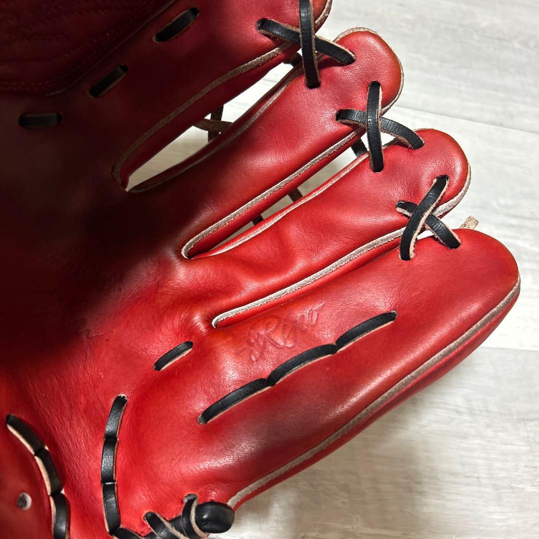 RYU★軟式オーダー★投手用★レッド×ブラック★限定モデル