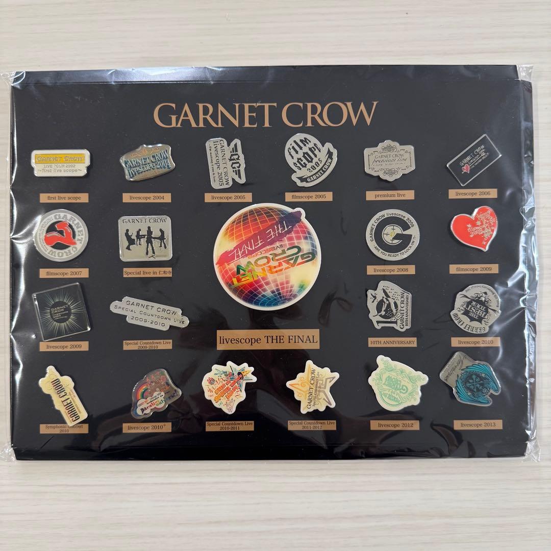 ピンバッジセット GARNET CROW 13th memories グッズ