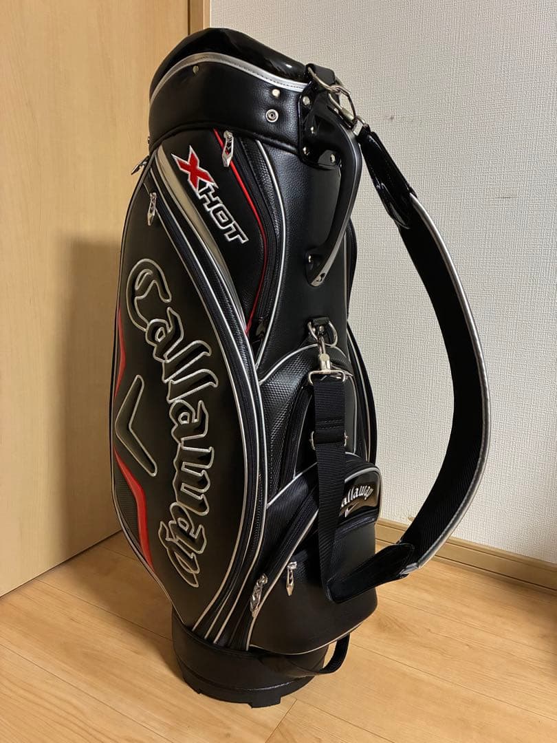 Callaway X Hot/キャディバッグ/濃紺×赤/送料無料