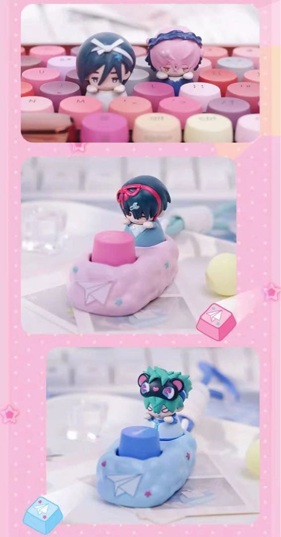 ALIEN STAGE エイリアンステージ　キーキャップ　フルセット　缶バッジ付