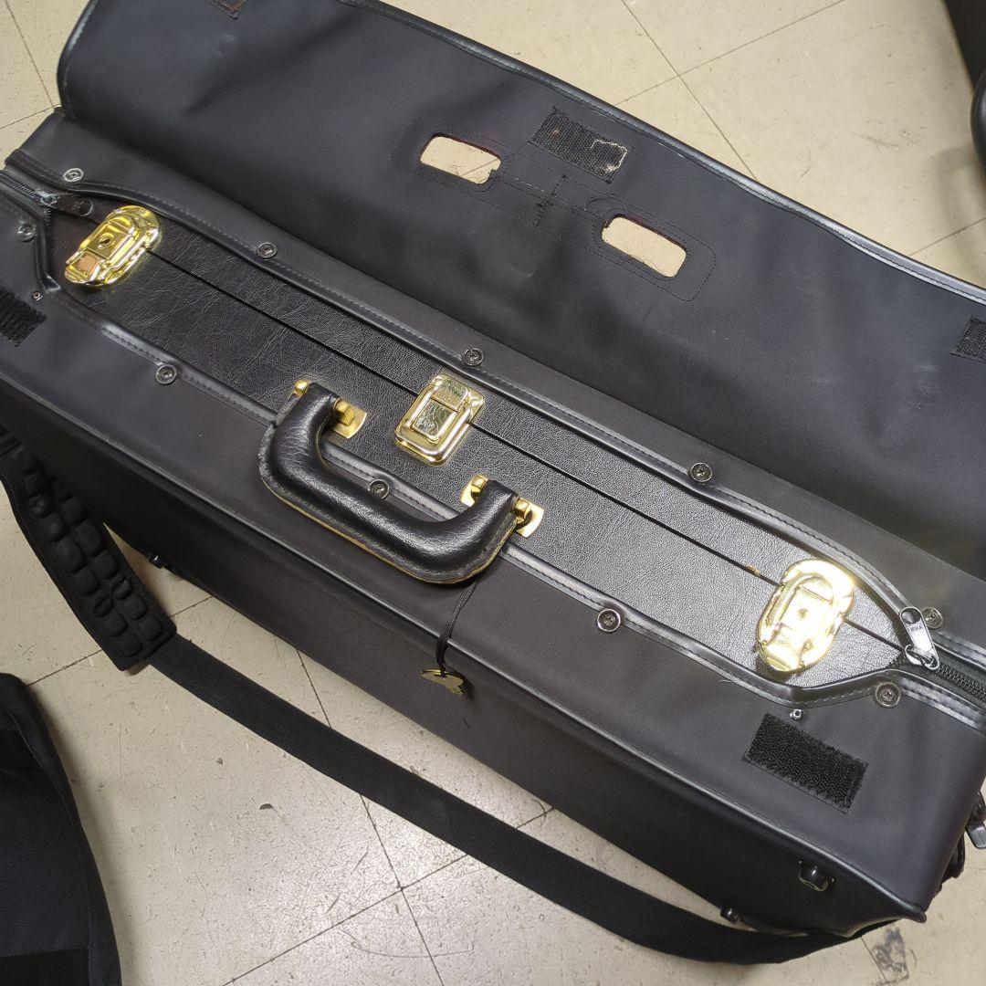 フレンチホルンケース 黒 合成皮革