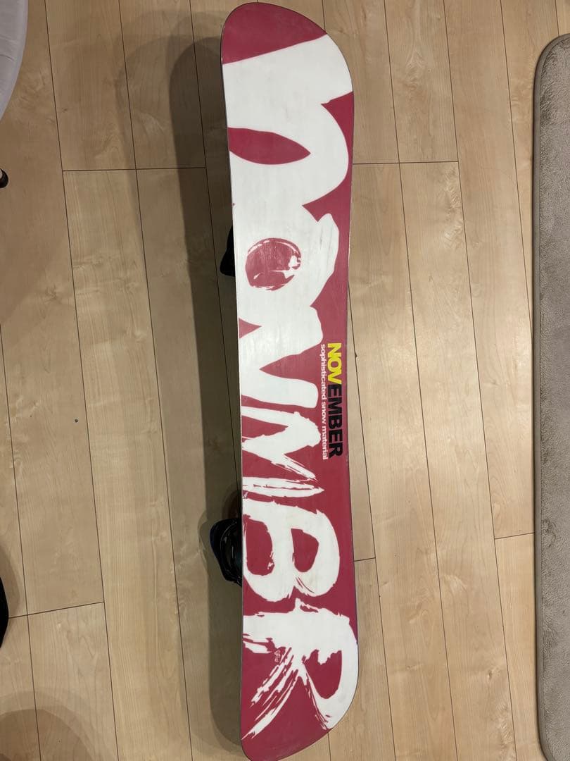 【送料込み】NOVEMBER ARTISTE 154cm バイン＋ボードケース付