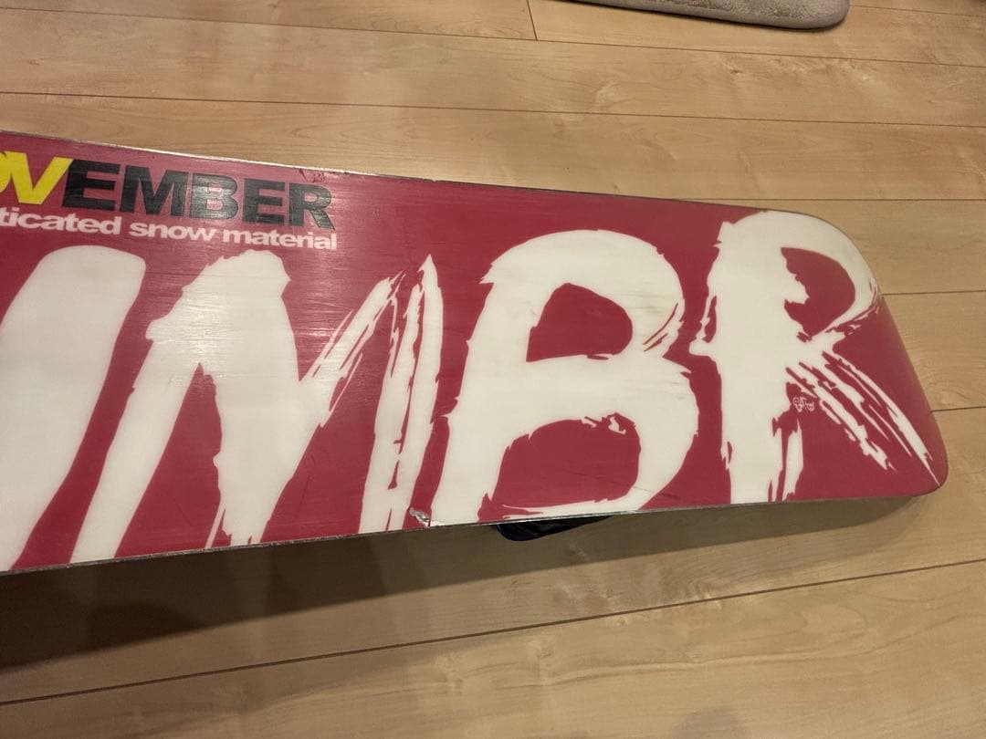 【送料込み】NOVEMBER ARTISTE 154cm バイン＋ボードケース付