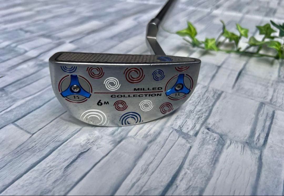 オデッセイ　ミルドコレクション　#6 パター　リシャフト　kbs 蒲鉾　ピン