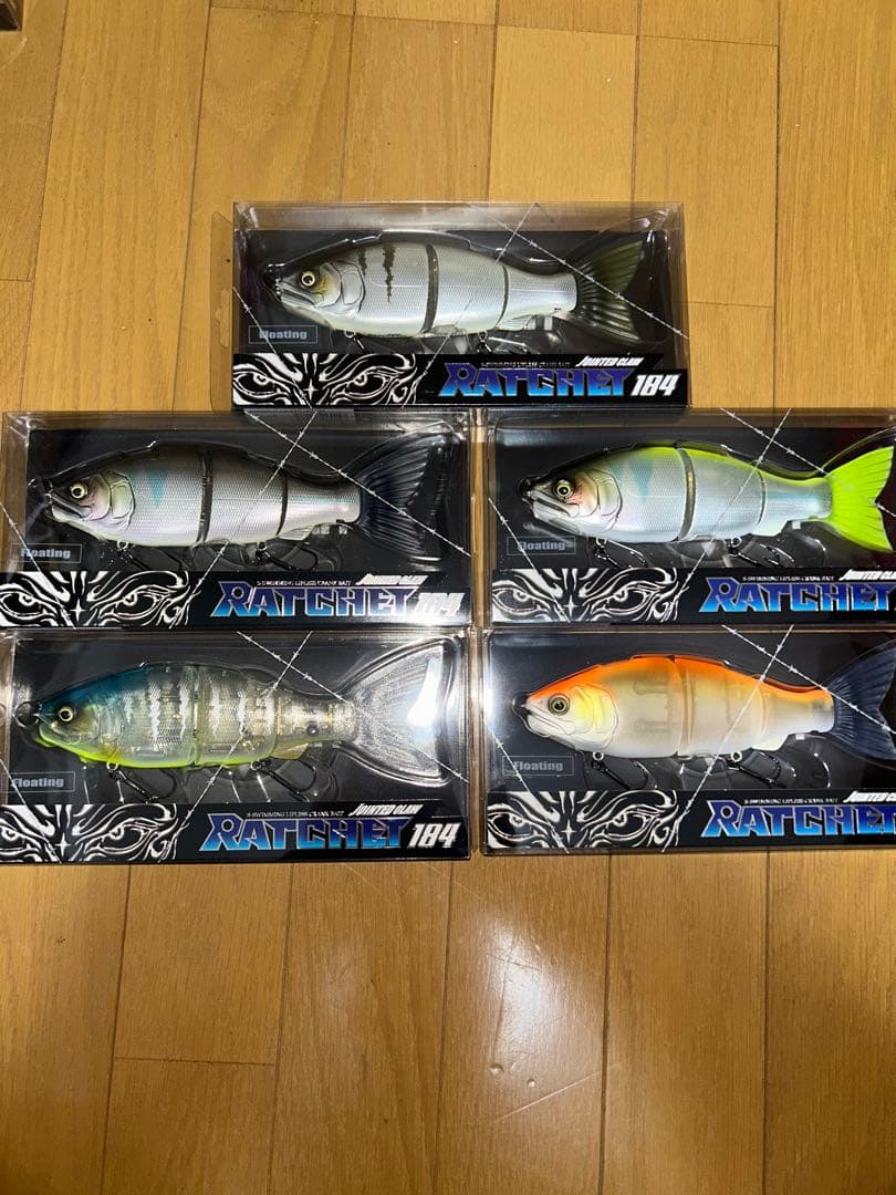 ガンクラフト ラチェット184 新品未使用5本セット
