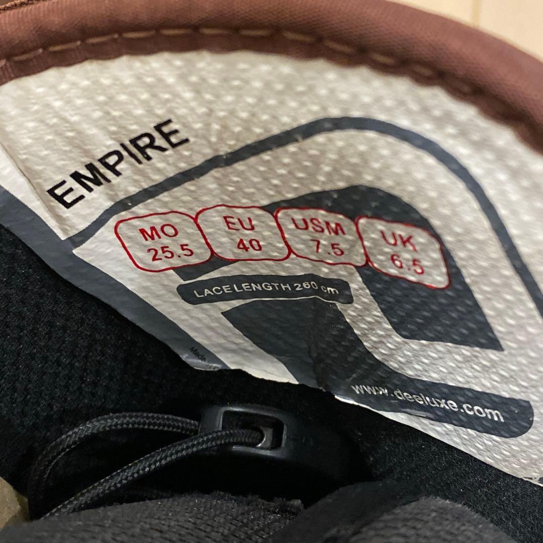 【即日発送_送料無料】スノボブーツ　DEELUXE EMPIRE 25.5cm