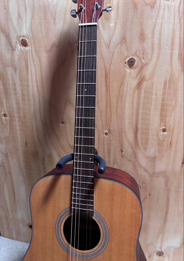 トップ単板　SX アコースティックギター 未使用リペア済品/純正ケース付き