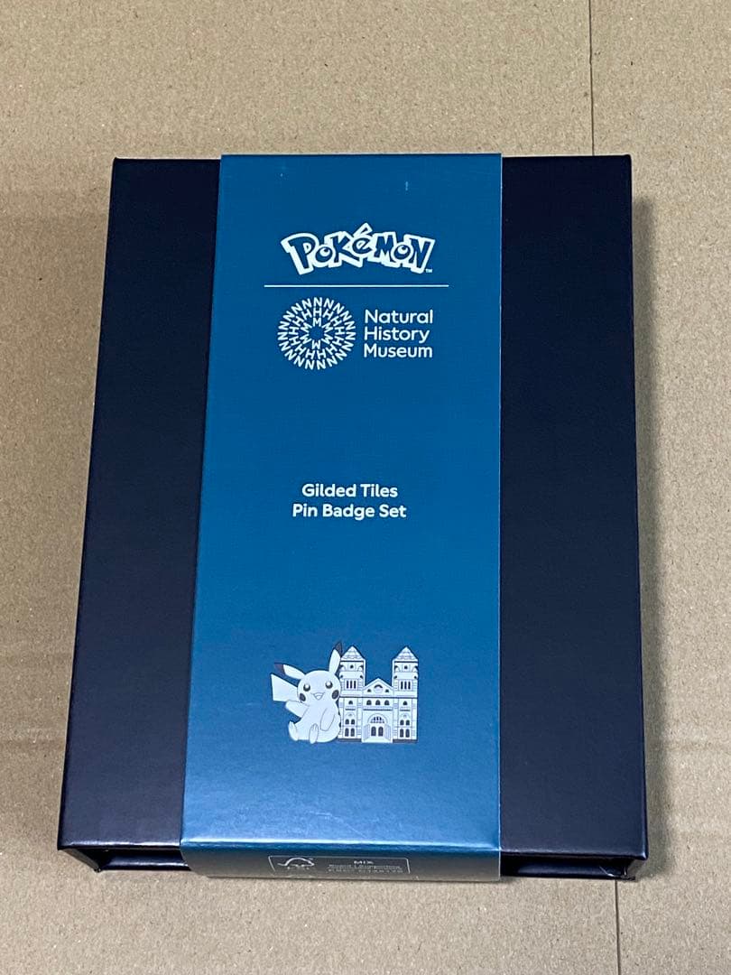 ポケモン ロンドン自然史博物館　ピンバッジセット