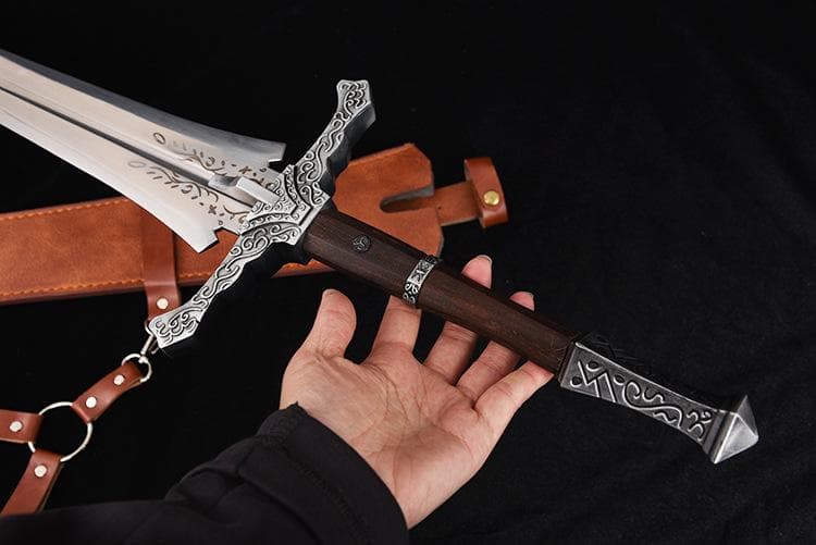 騎士大剣エルデン法環 日本刀 模造刀 居合刀 武士道 武蔵 鑑賞用 手鍛造打