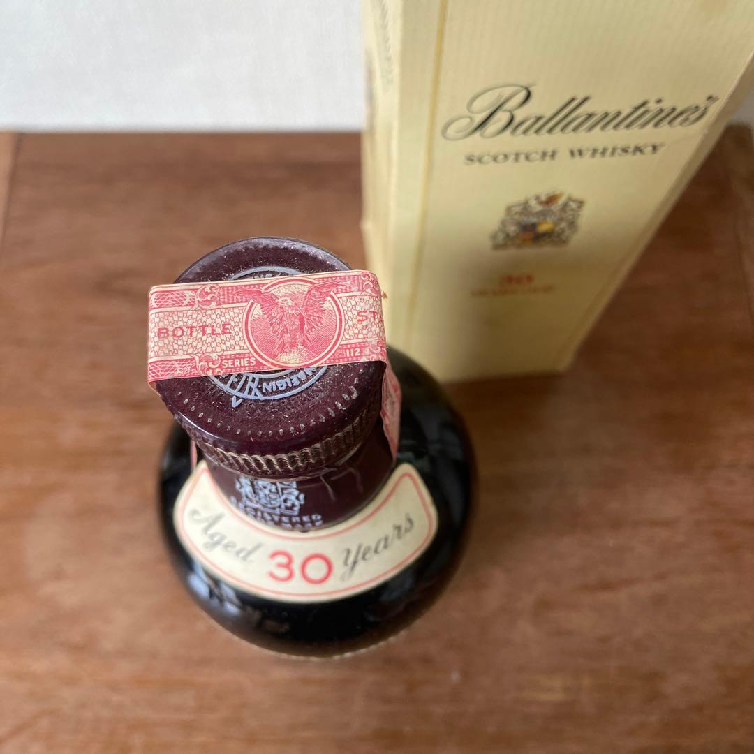 Ballantine's 30 Years Old 箱付き　青青旗