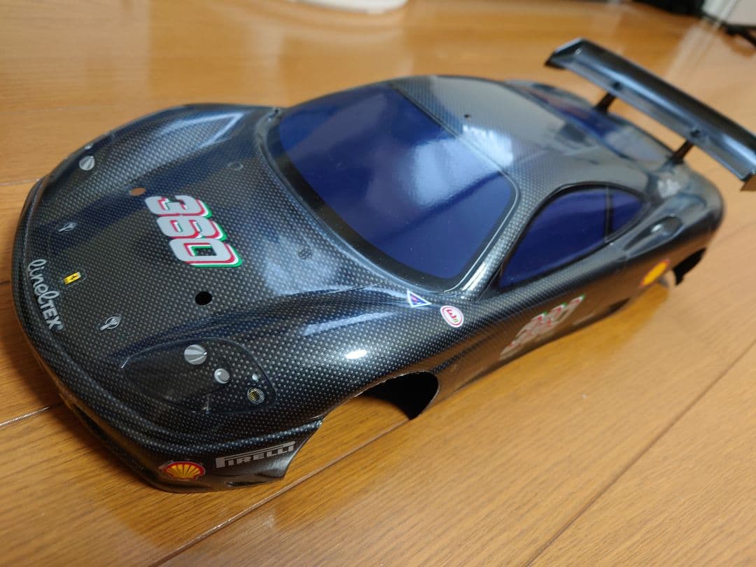 タミヤ 限定 RCボディ フェラーリ ３６０ モデナ カーボンプリントボディ
