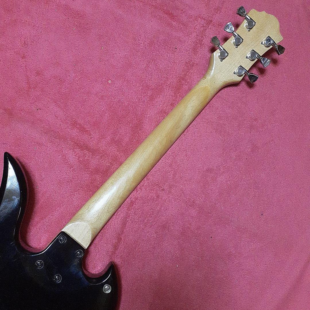 【良・美品】サイケペイント・hideモデル。モッキンバード。ソフトケース付属。