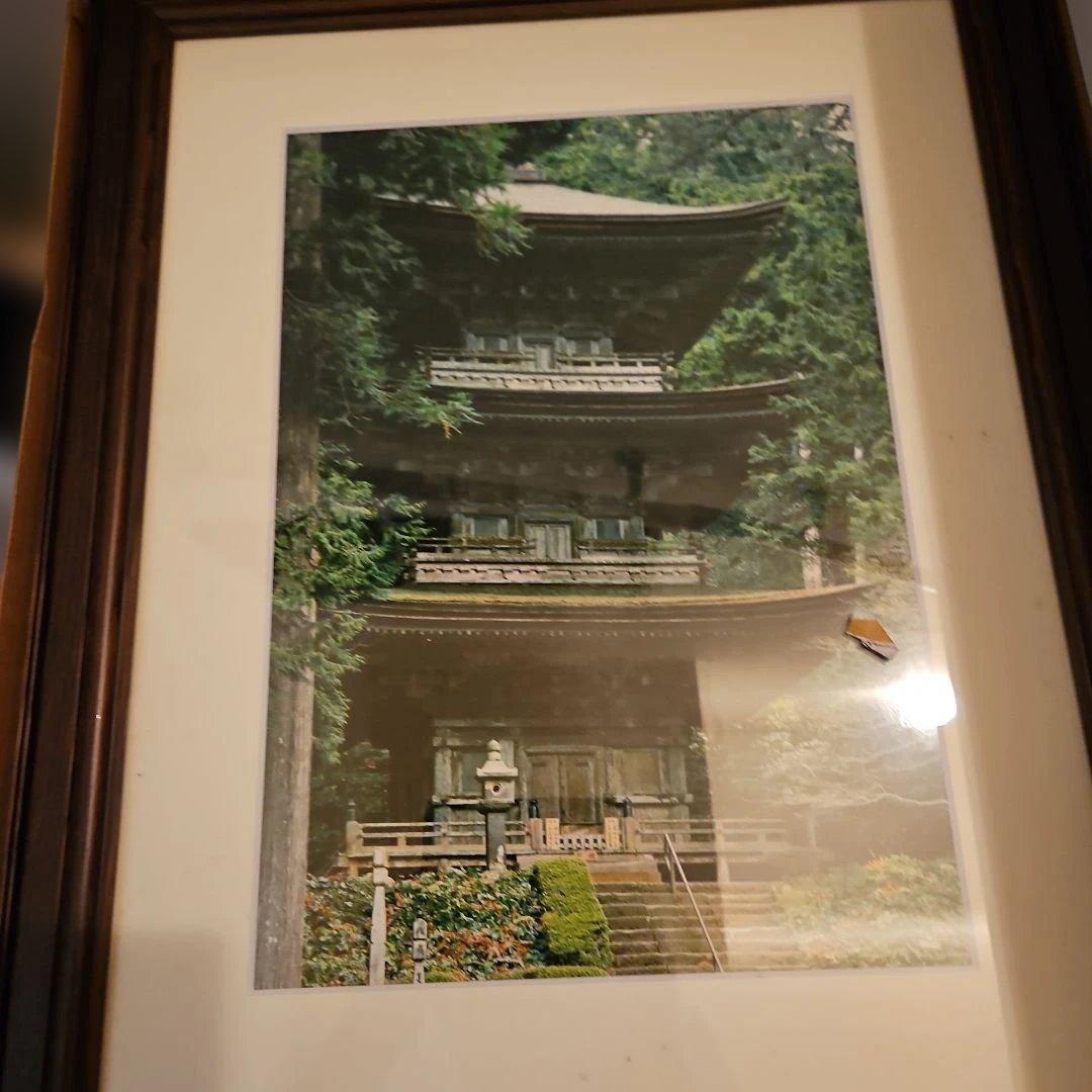 名刺の四季 桜の金峯山寺