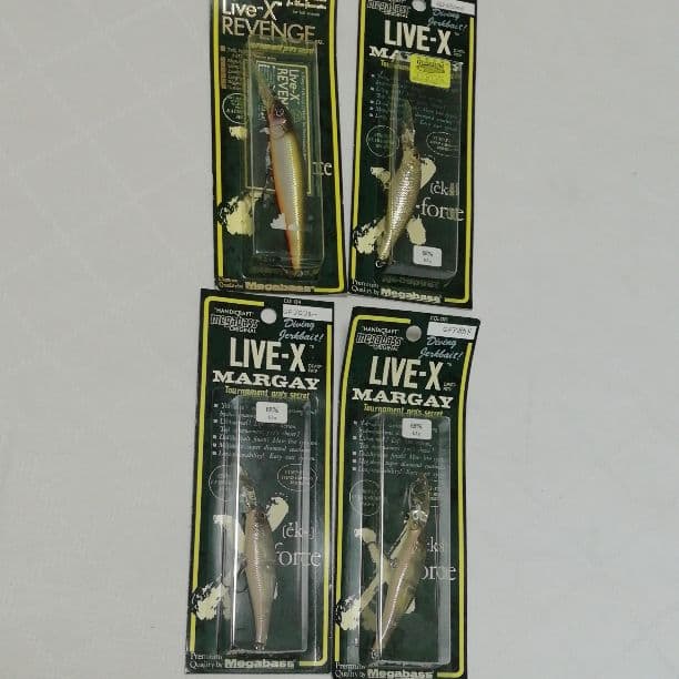 【ステッカー付き】メガバス ルアーセット 1997年〜2003年製