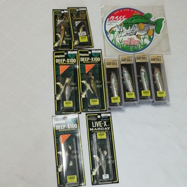 【ステッカー付き】メガバス ルアーセット 1997年〜2003年製