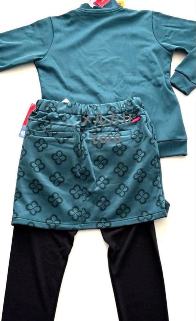 タグ付 マリクレール ゴルフウェア レディース セットアップ 上下セット 3点