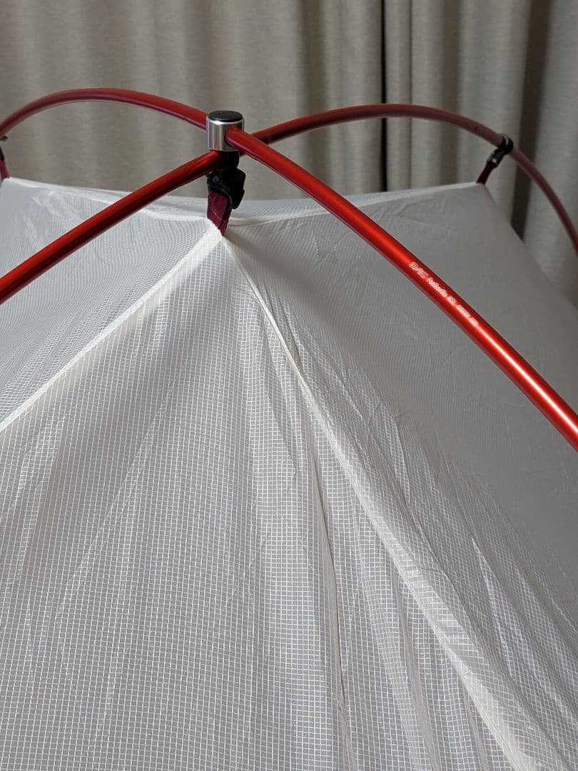 モンベル ステラリッジ テント2型（吊り下げ式）ピーコック　グランドシート付き