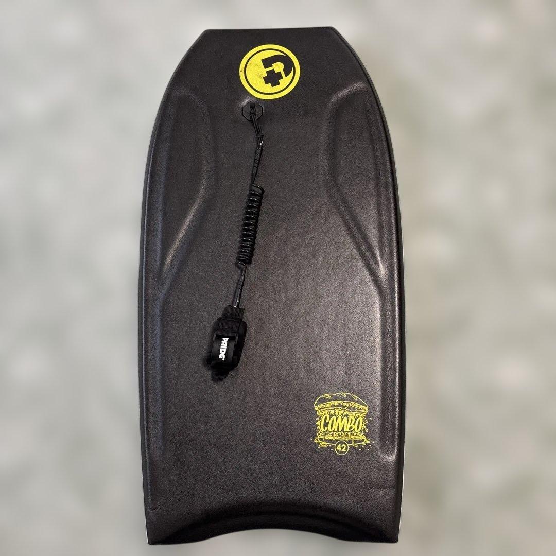 PRIDEボディボードCOMBO 42 インチPRIDEリーシュコード付き